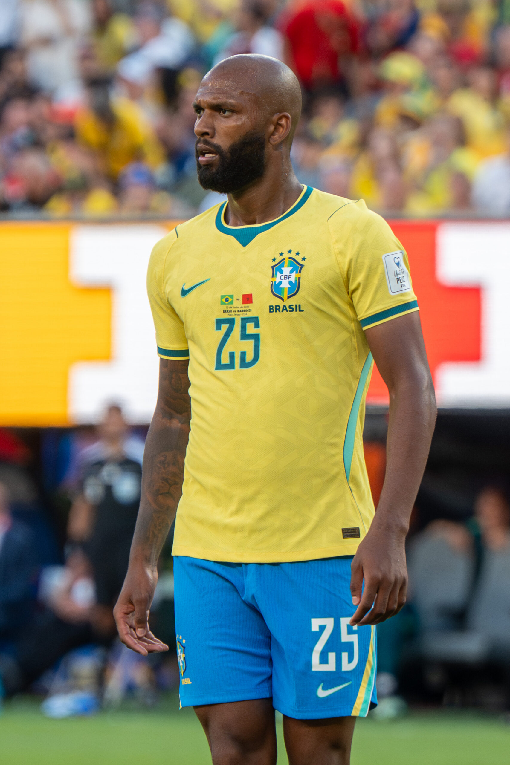 Igor Thiago playing for Brazil at the 2026 World Cup